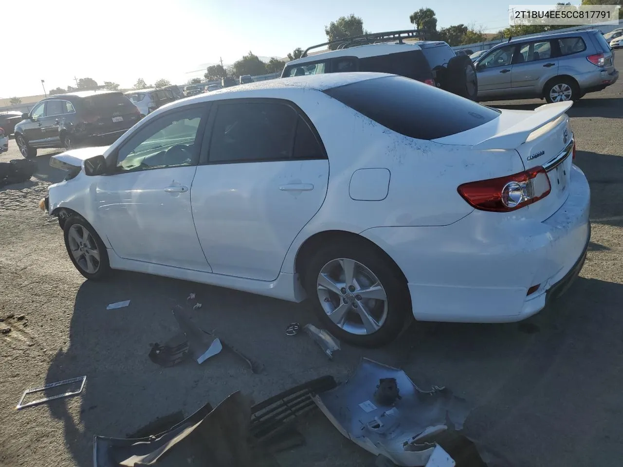 2012 Toyota Corolla Base VIN: 2T1BU4EE5CC817791 Lot: 76134134