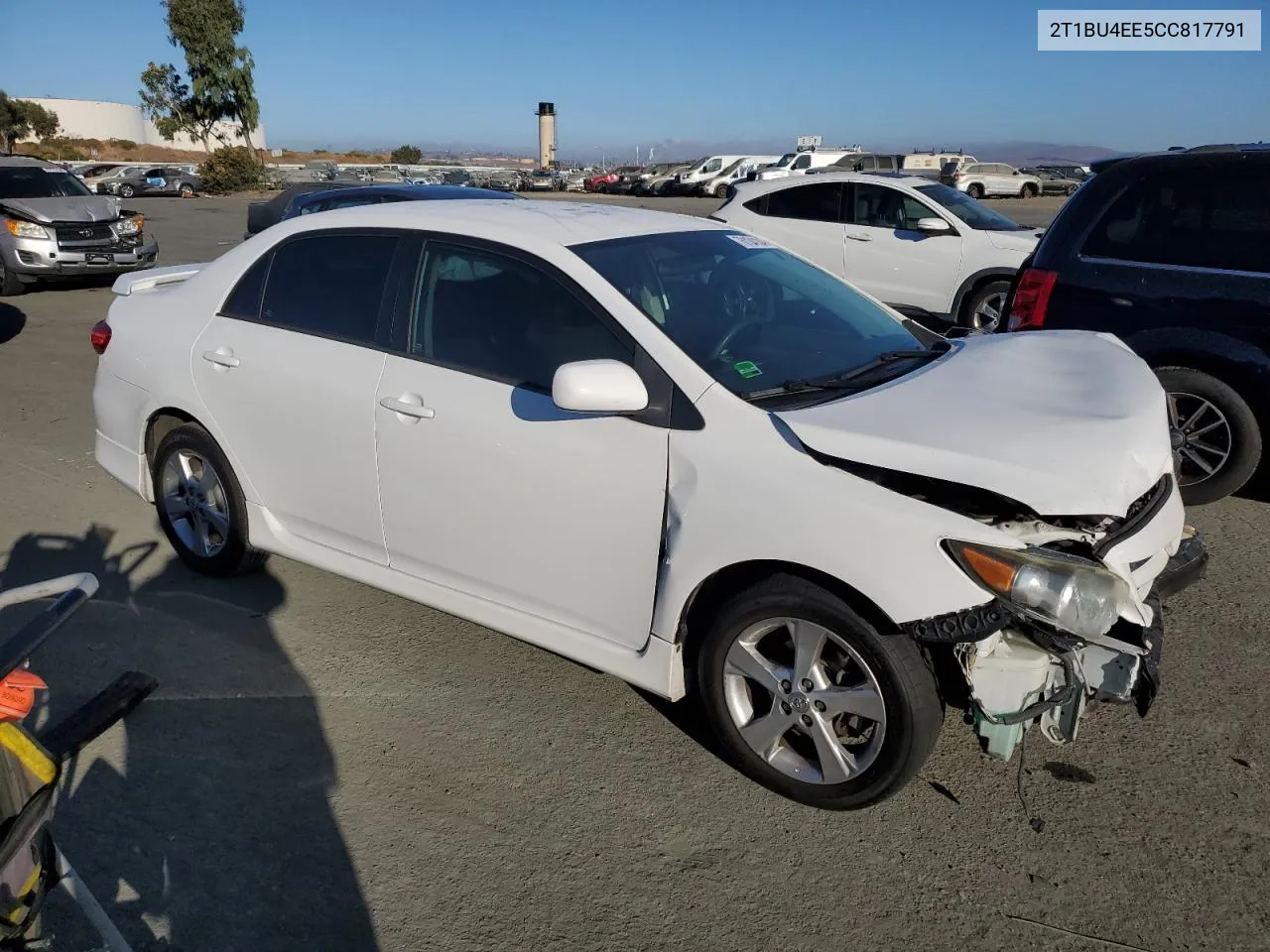 2012 Toyota Corolla Base VIN: 2T1BU4EE5CC817791 Lot: 76134134