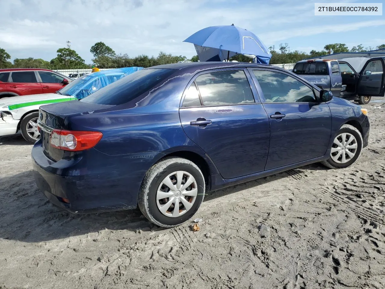 2T1BU4EE0CC784392 2012 Toyota Corolla Base