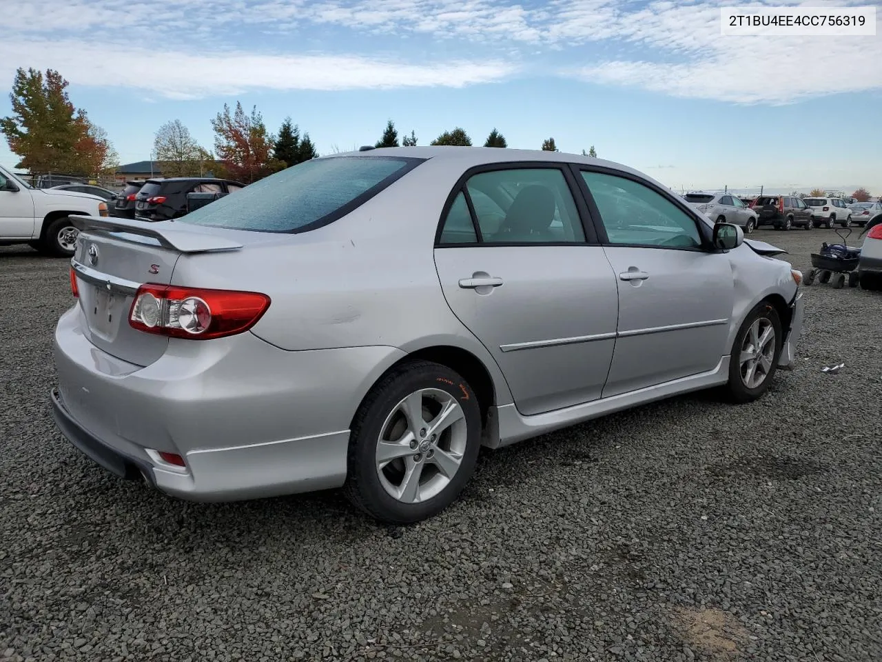 2T1BU4EE4CC756319 2012 Toyota Corolla Base