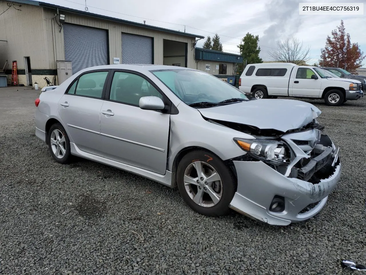 2T1BU4EE4CC756319 2012 Toyota Corolla Base