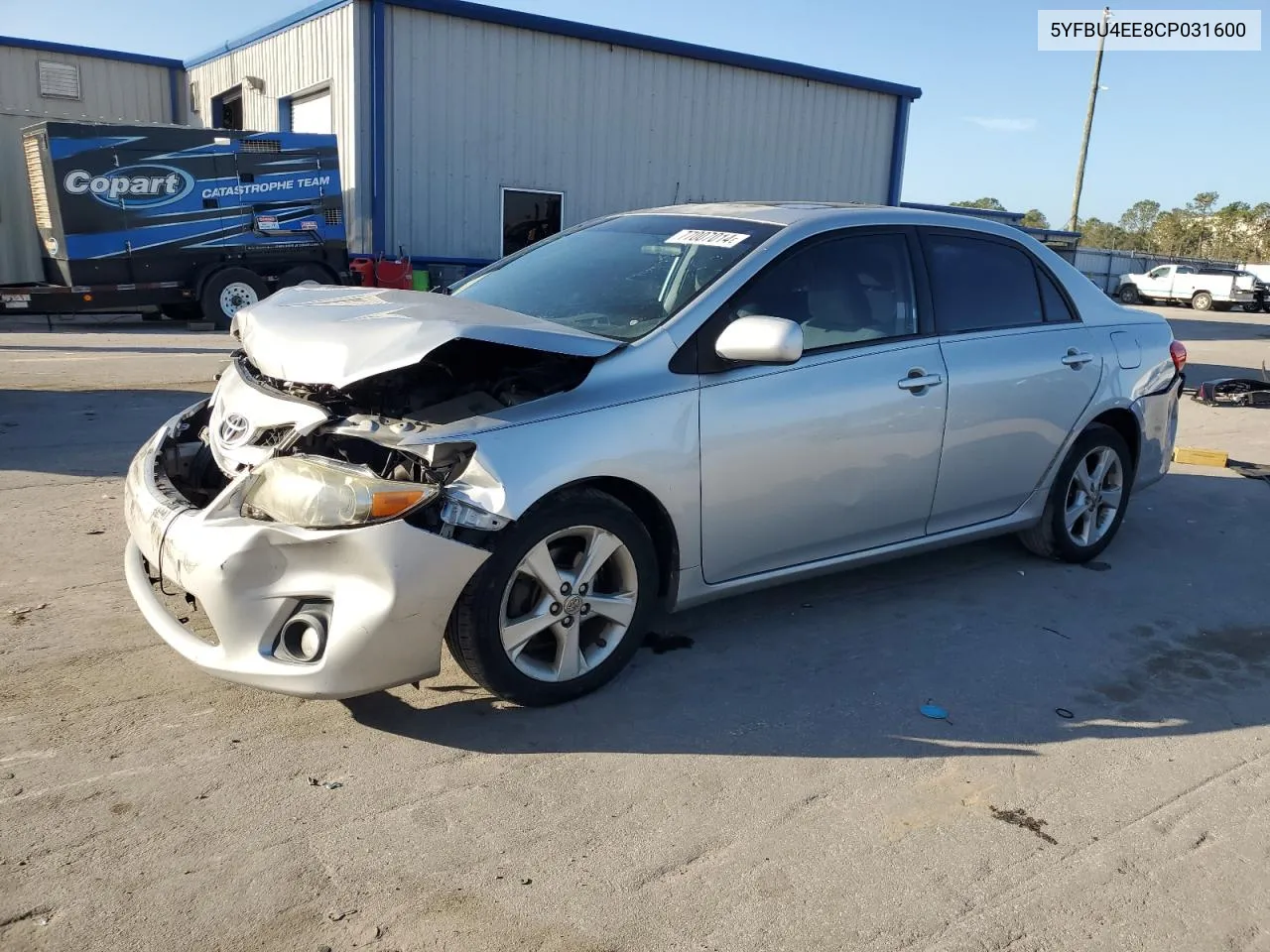 5YFBU4EE8CP031600 2012 Toyota Corolla Base