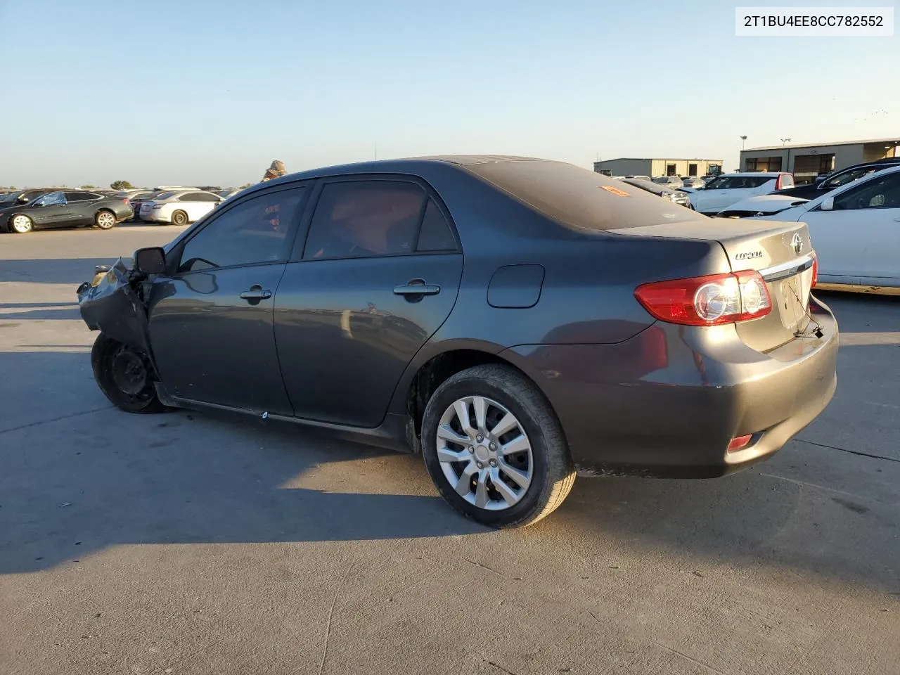 2012 Toyota Corolla Base VIN: 2T1BU4EE8CC782552 Lot: 77071524