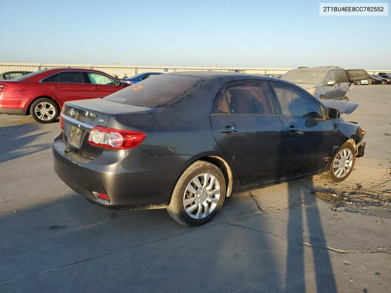 2012 Toyota Corolla Base VIN: 2T1BU4EE8CC782552 Lot: 77071524