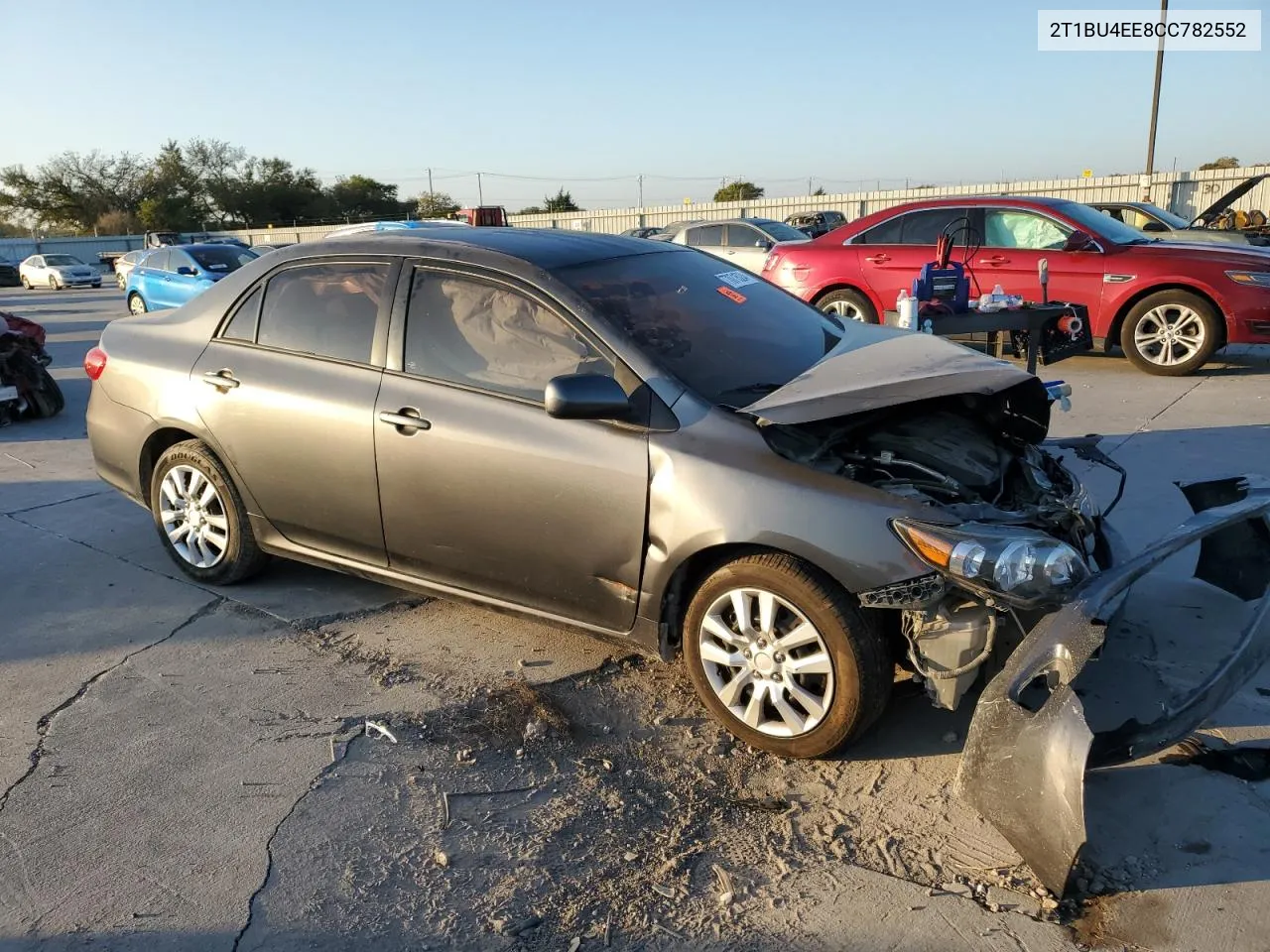 2012 Toyota Corolla Base VIN: 2T1BU4EE8CC782552 Lot: 77071524