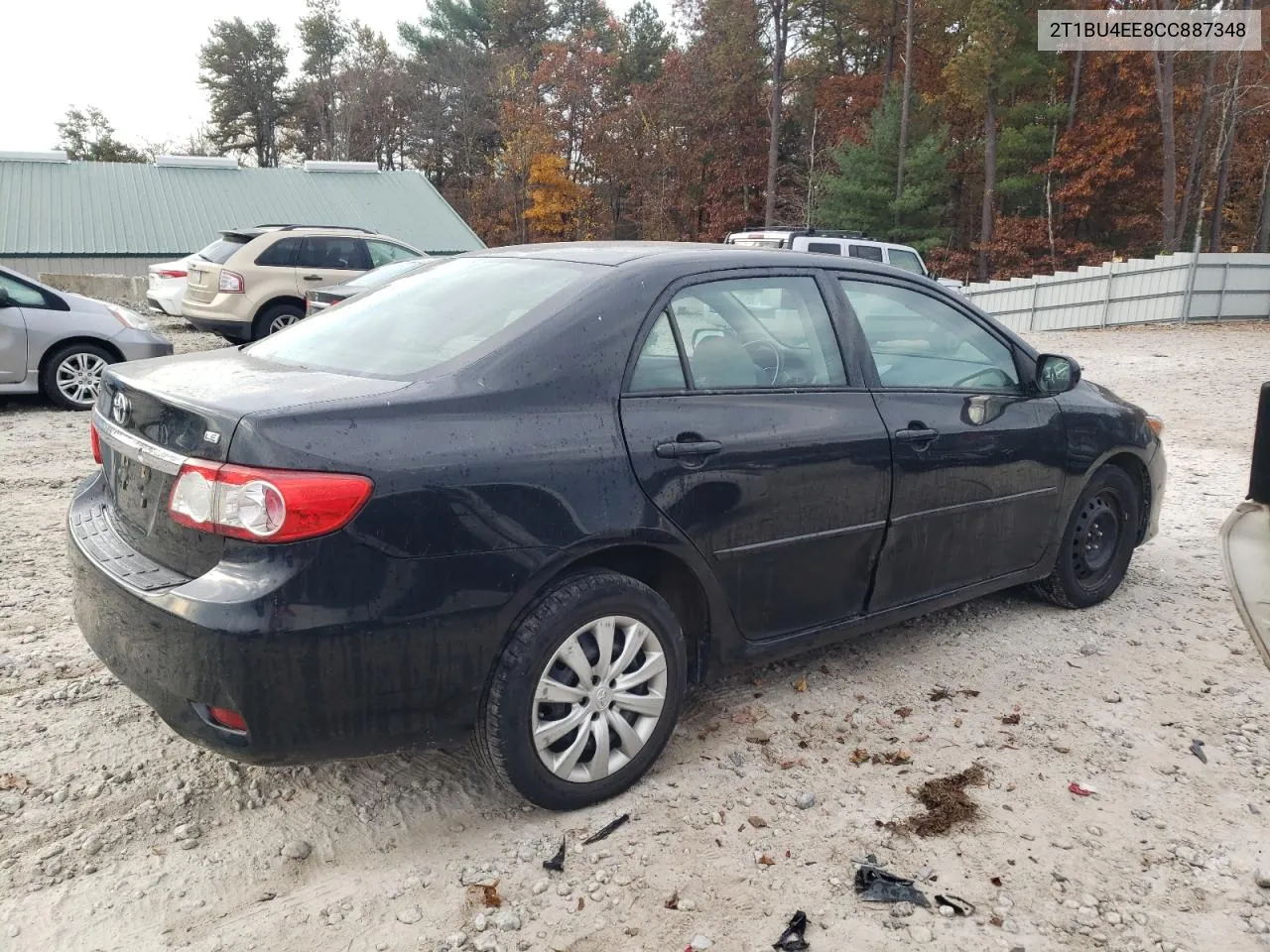 2012 Toyota Corolla Base VIN: 2T1BU4EE8CC887348 Lot: 77279874