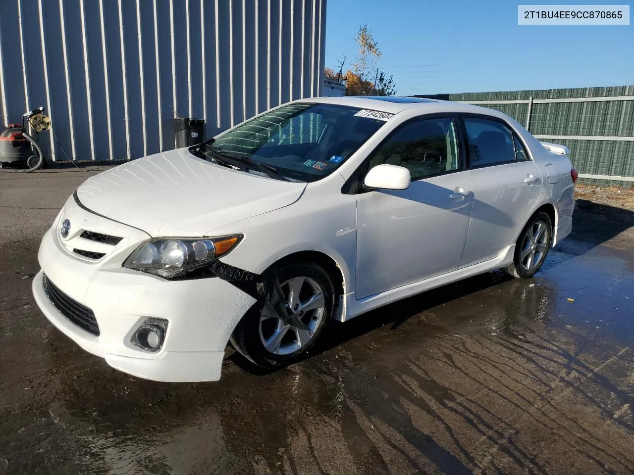 2T1BU4EE9CC870865 2012 Toyota Corolla Base