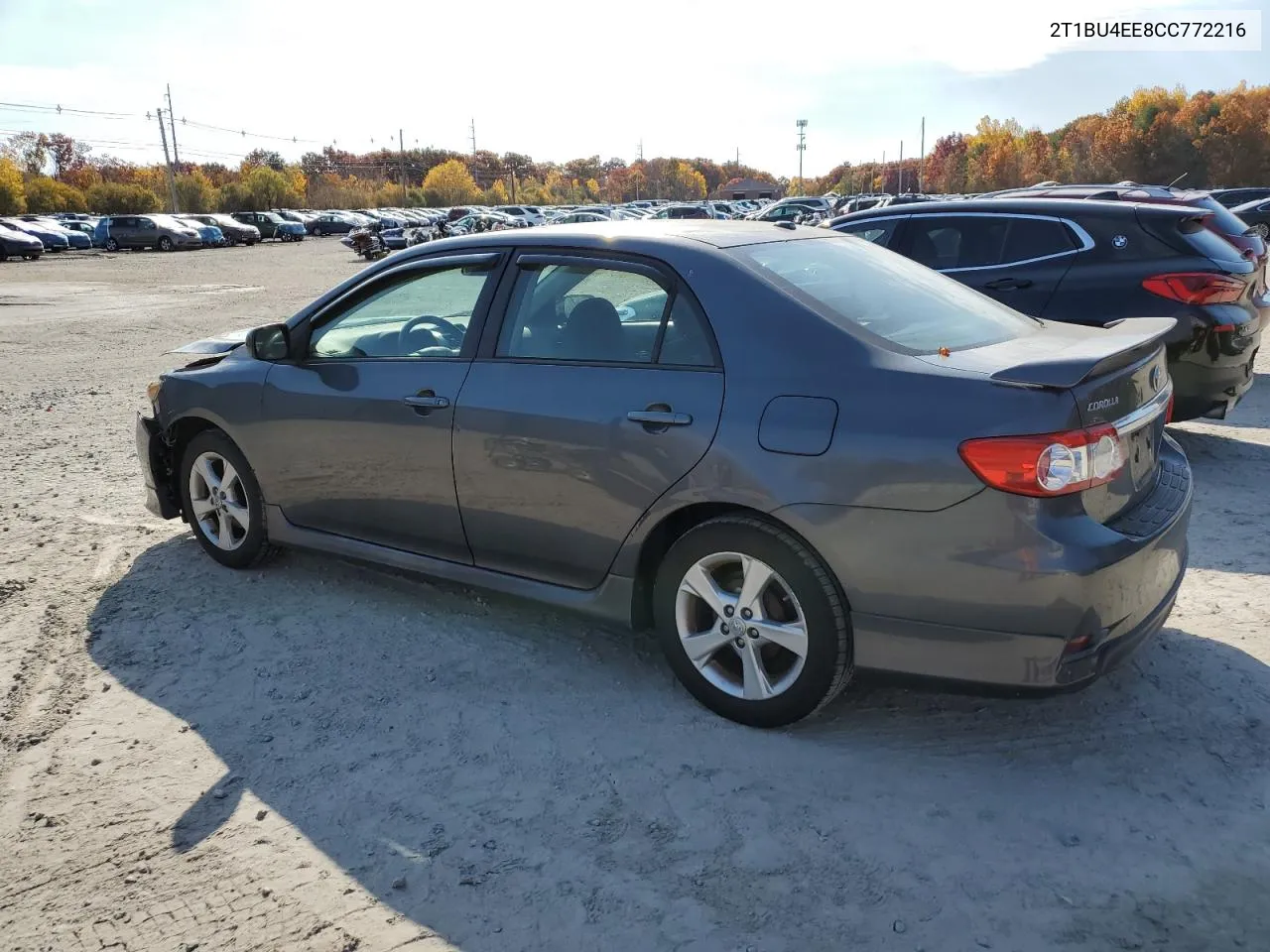 2012 Toyota Corolla Base VIN: 2T1BU4EE8CC772216 Lot: 77450144