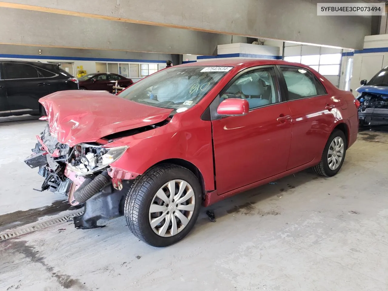 5YFBU4EE3CP073494 2012 Toyota Corolla Base