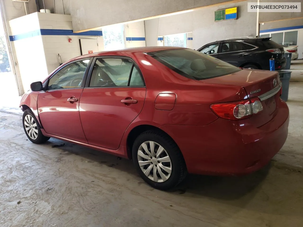 2012 Toyota Corolla Base VIN: 5YFBU4EE3CP073494 Lot: 77542634