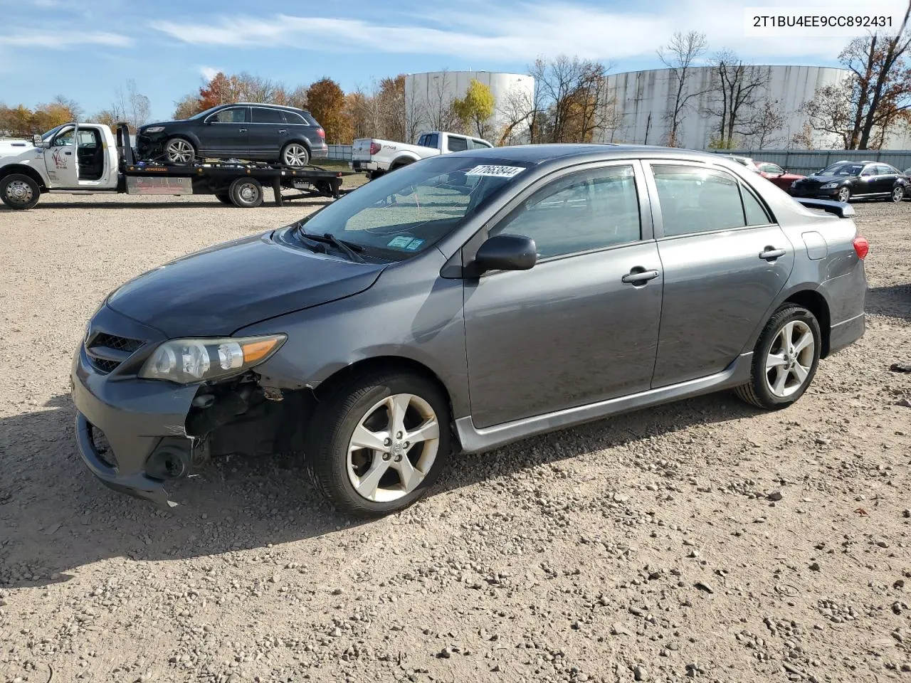 2012 Toyota Corolla Base VIN: 2T1BU4EE9CC892431 Lot: 77663844