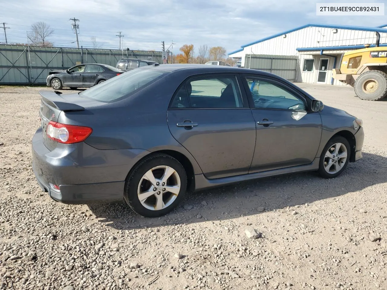 2012 Toyota Corolla Base VIN: 2T1BU4EE9CC892431 Lot: 77663844