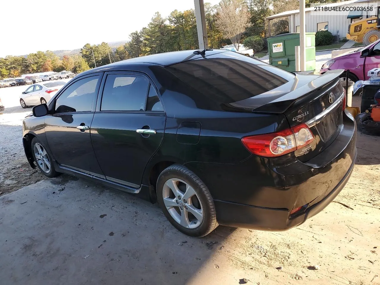 2012 Toyota Corolla Base VIN: 2T1BU4EE6CC903658 Lot: 77801114