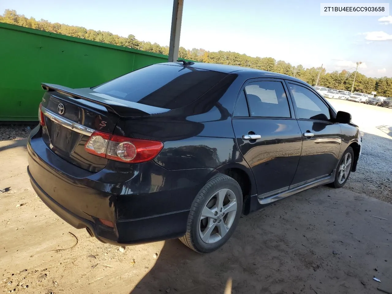 2012 Toyota Corolla Base VIN: 2T1BU4EE6CC903658 Lot: 77801114