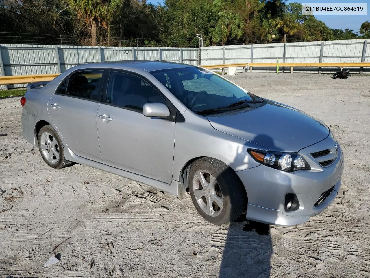 2012 Toyota Corolla Base VIN: 2T1BU4EE7CC864319 Lot: 77998414