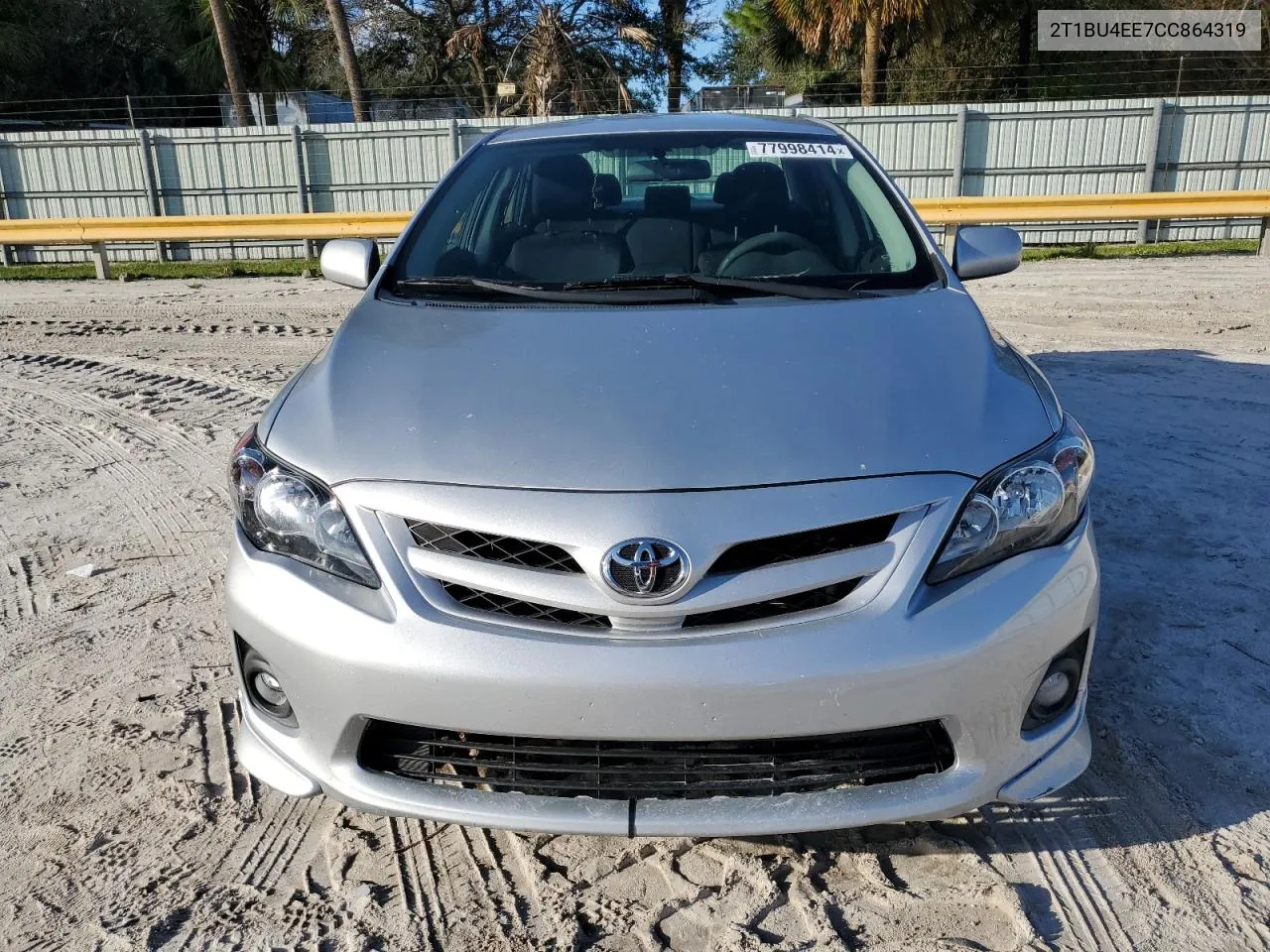 2012 Toyota Corolla Base VIN: 2T1BU4EE7CC864319 Lot: 77998414