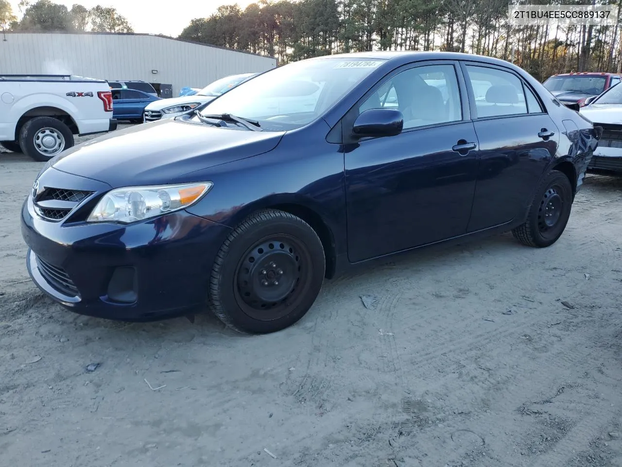 2012 Toyota Corolla Base VIN: 2T1BU4EE5CC889137 Lot: 78194784