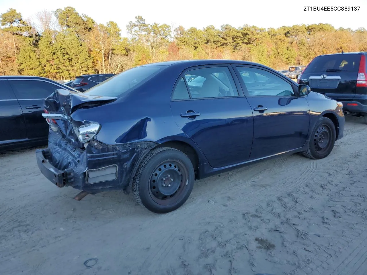 2012 Toyota Corolla Base VIN: 2T1BU4EE5CC889137 Lot: 78194784