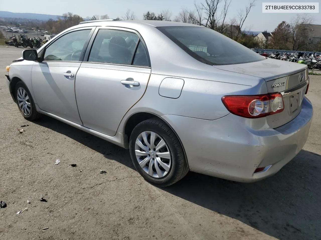 2012 Toyota Corolla Base VIN: 2T1BU4EE9CC833783 Lot: 78537994