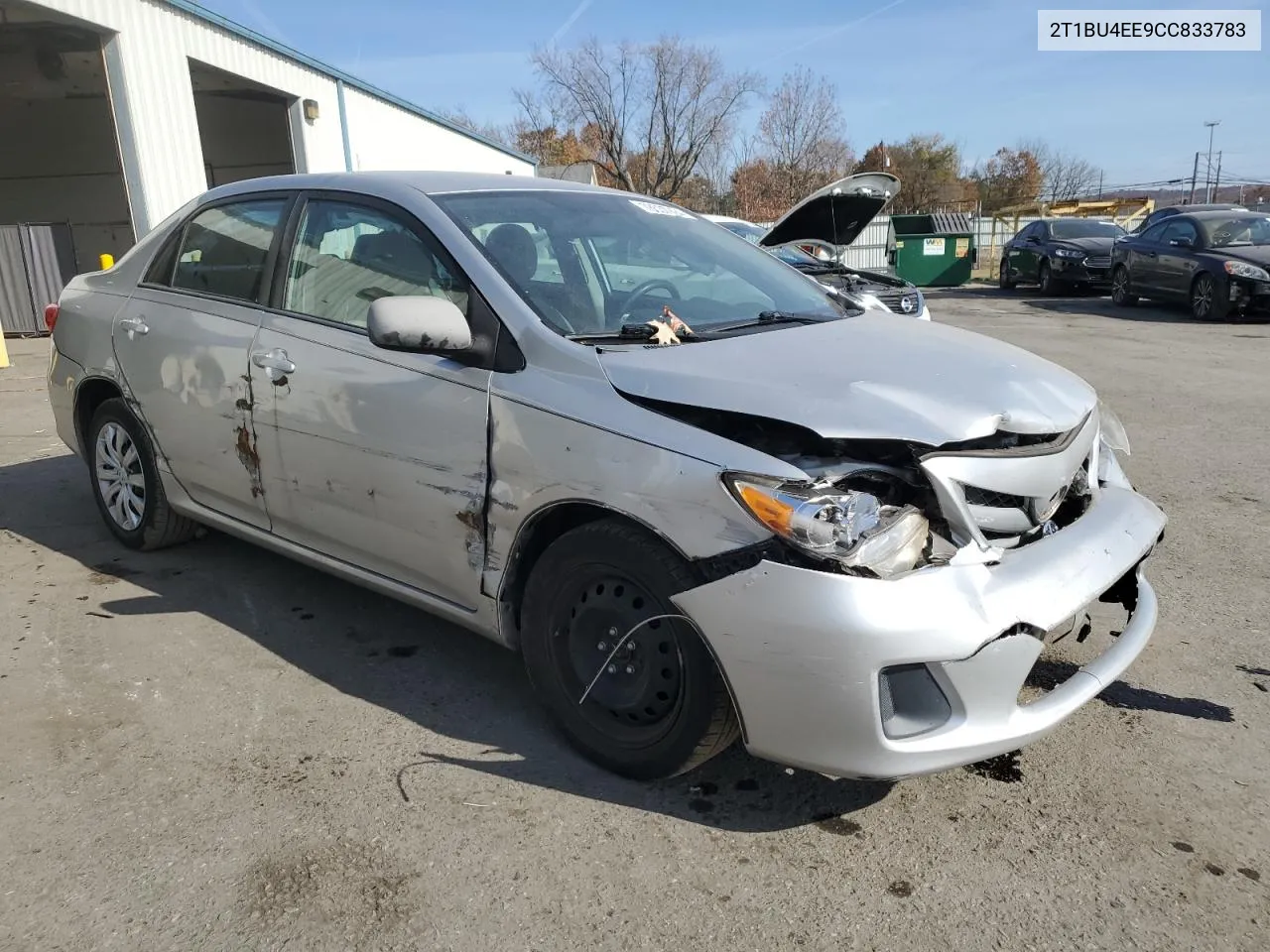 2012 Toyota Corolla Base VIN: 2T1BU4EE9CC833783 Lot: 78537994