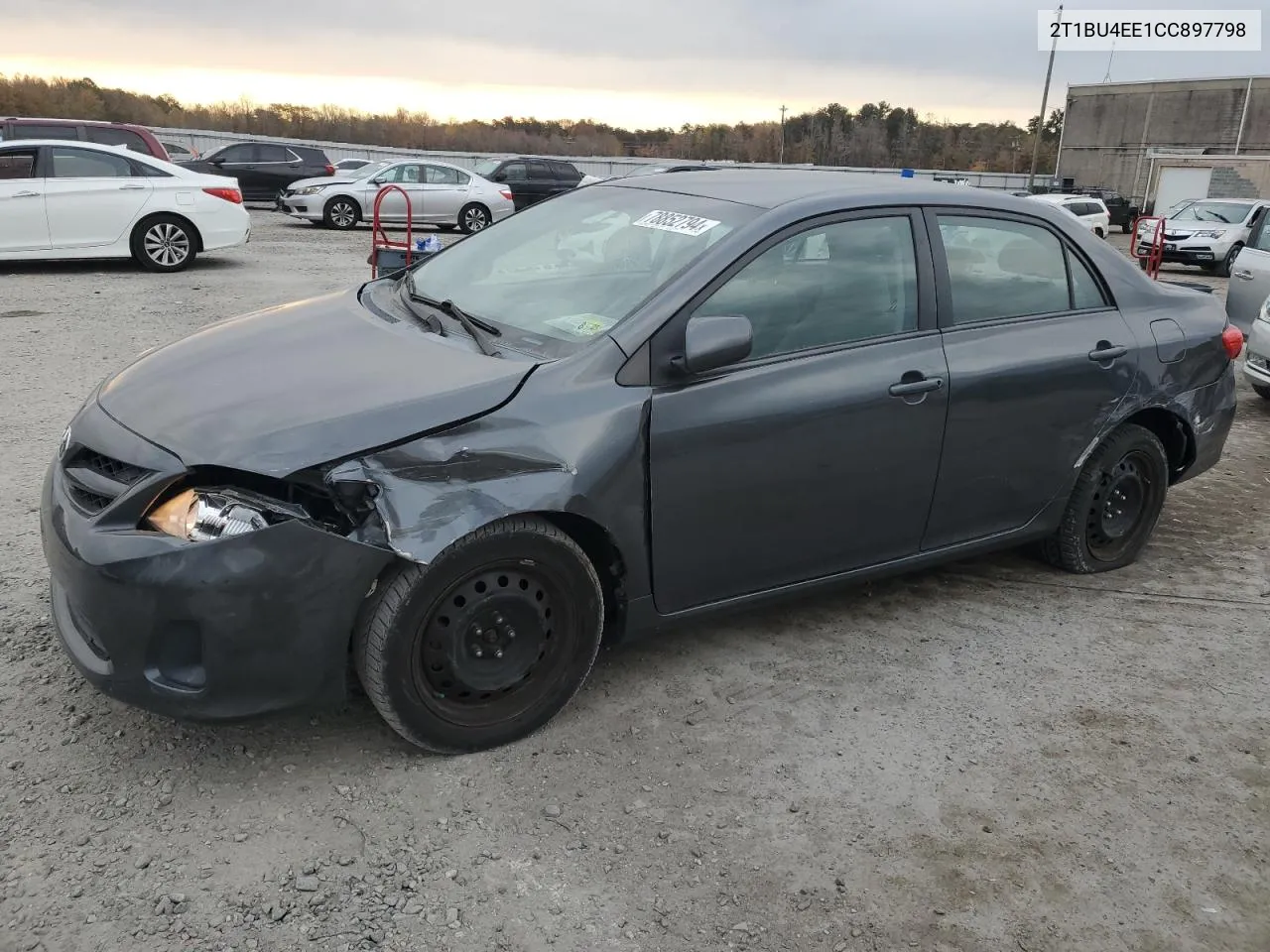 2012 Toyota Corolla Base VIN: 2T1BU4EE1CC897798 Lot: 78852794