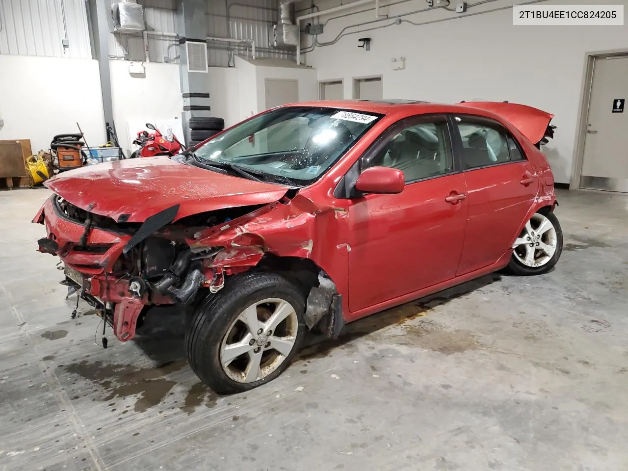 2012 Toyota Corolla Base VIN: 2T1BU4EE1CC824205 Lot: 78864294