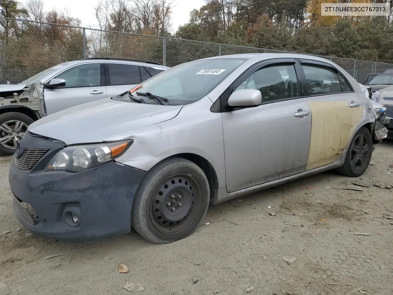 2012 Toyota Corolla Base VIN: 2T1BU4EE3CC767313 Lot: 78901404