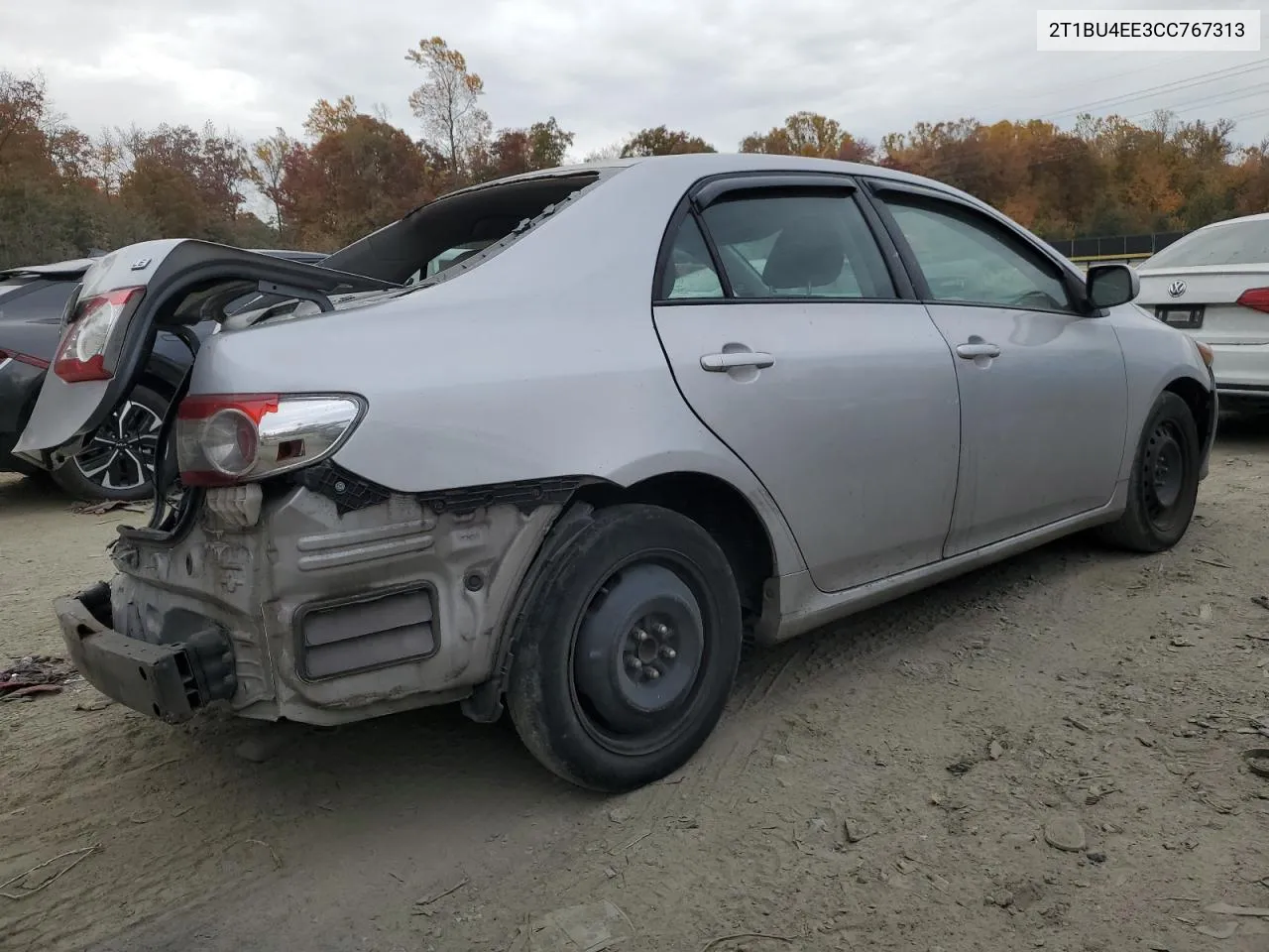 2012 Toyota Corolla Base VIN: 2T1BU4EE3CC767313 Lot: 78901404