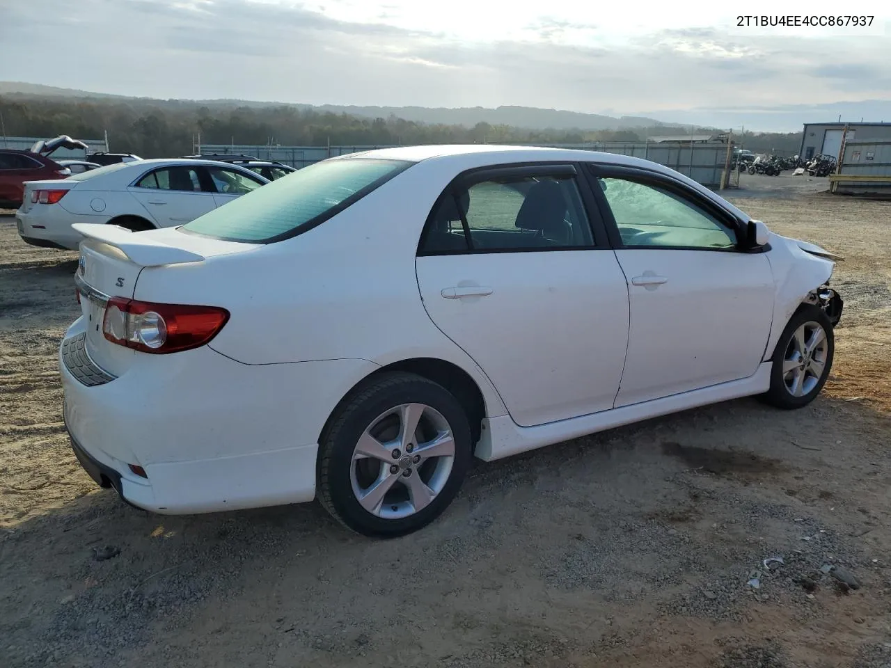 2012 Toyota Corolla Base VIN: 2T1BU4EE4CC867937 Lot: 78938164