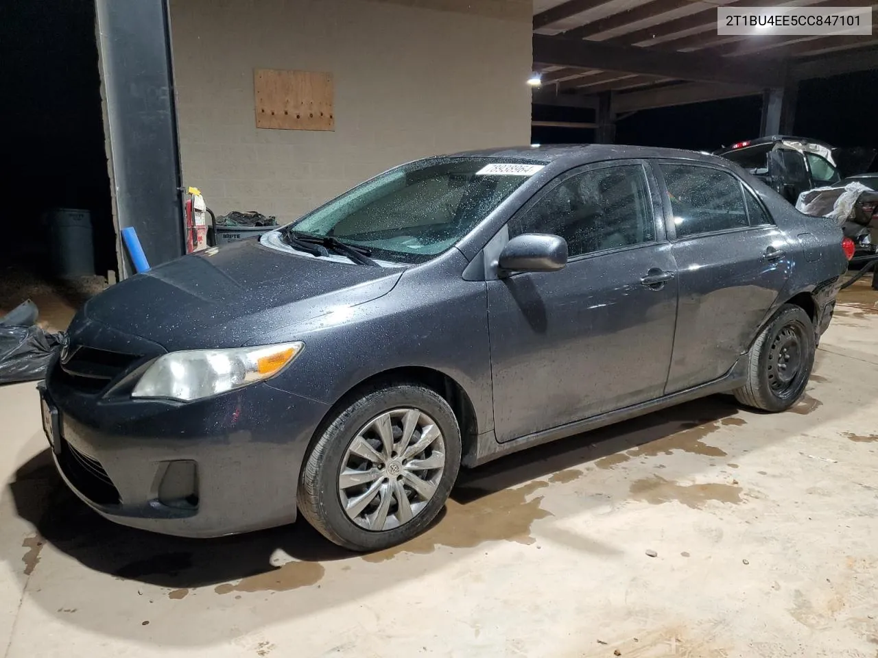 2012 Toyota Corolla Base VIN: 2T1BU4EE5CC847101 Lot: 78938964