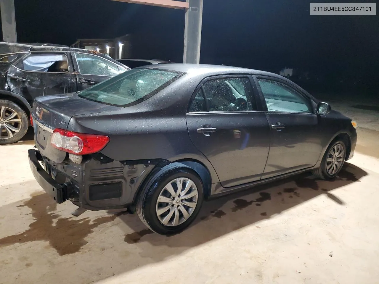 2012 Toyota Corolla Base VIN: 2T1BU4EE5CC847101 Lot: 78938964