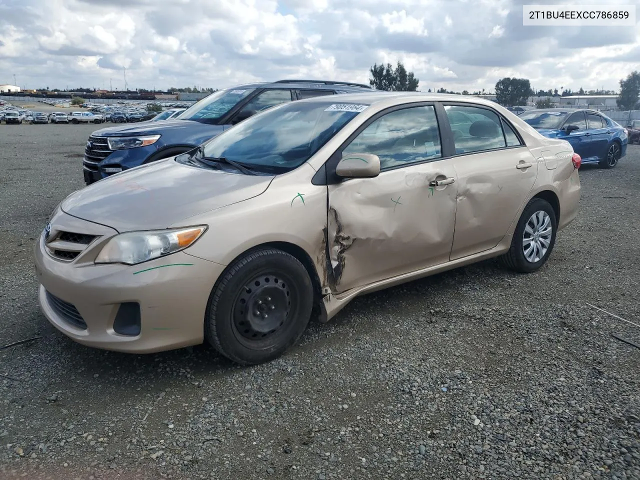 2012 Toyota Corolla Base VIN: 2T1BU4EEXCC786859 Lot: 79051964