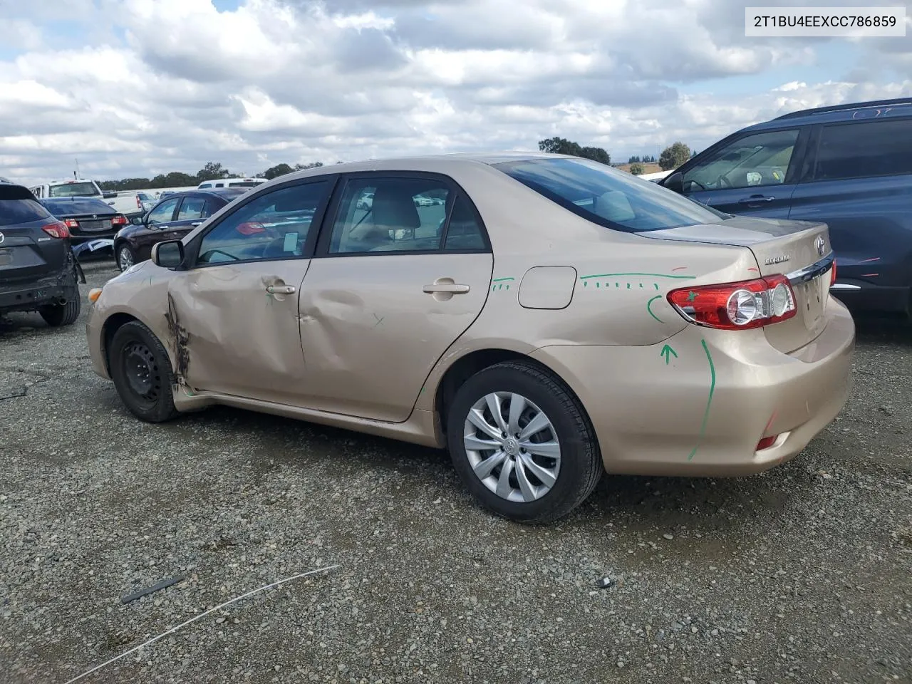 2T1BU4EEXCC786859 2012 Toyota Corolla Base