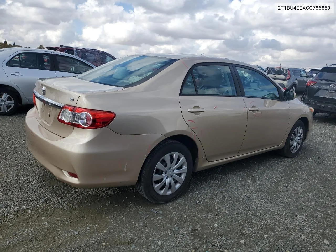 2012 Toyota Corolla Base VIN: 2T1BU4EEXCC786859 Lot: 79051964