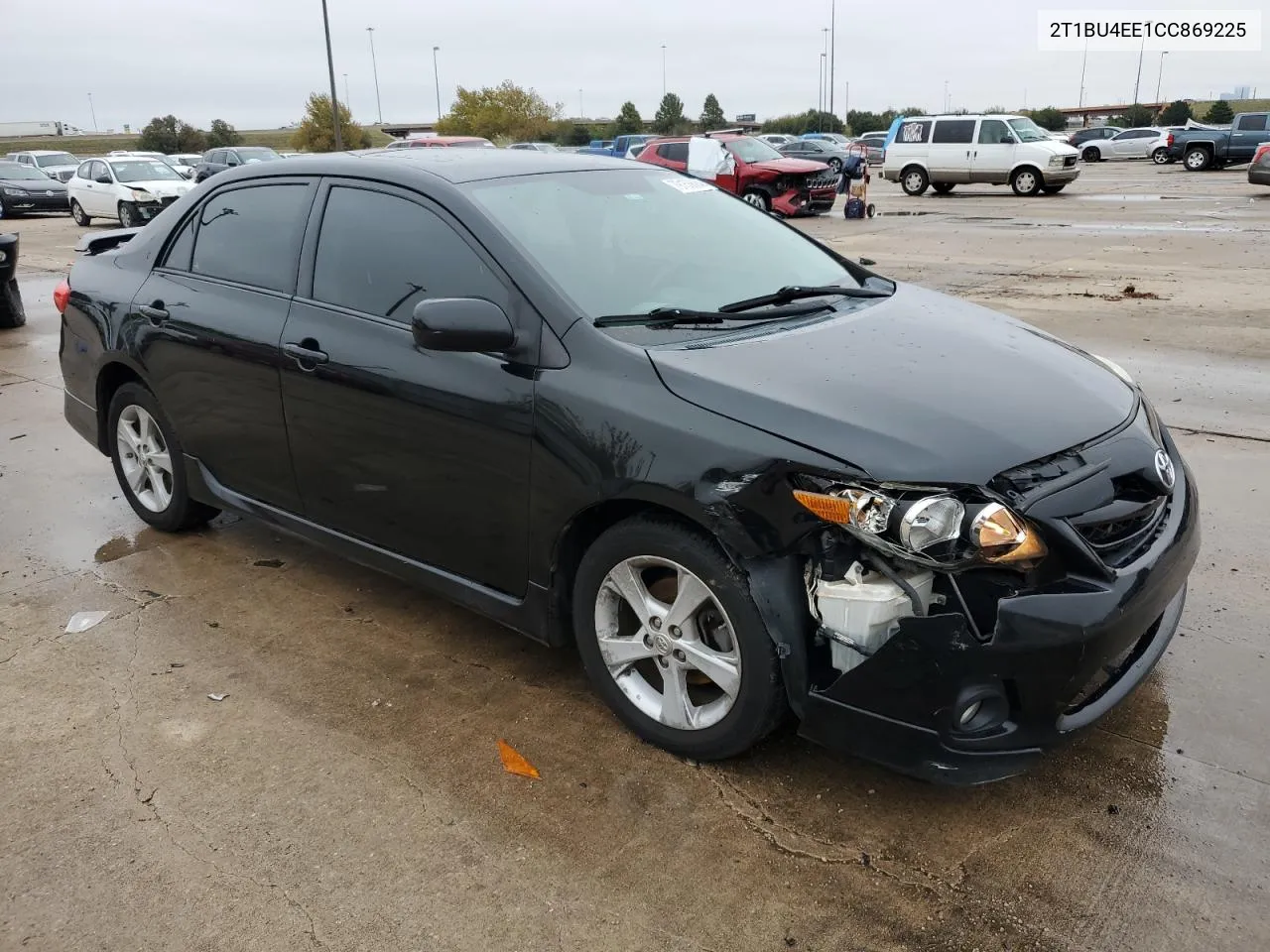 2012 Toyota Corolla Base VIN: 2T1BU4EE1CC869225 Lot: 79155684