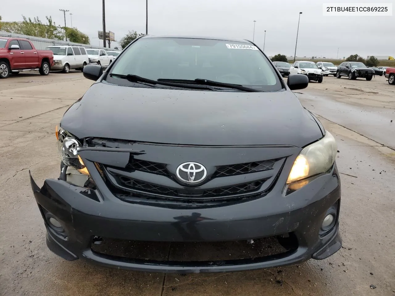 2012 Toyota Corolla Base VIN: 2T1BU4EE1CC869225 Lot: 79155684