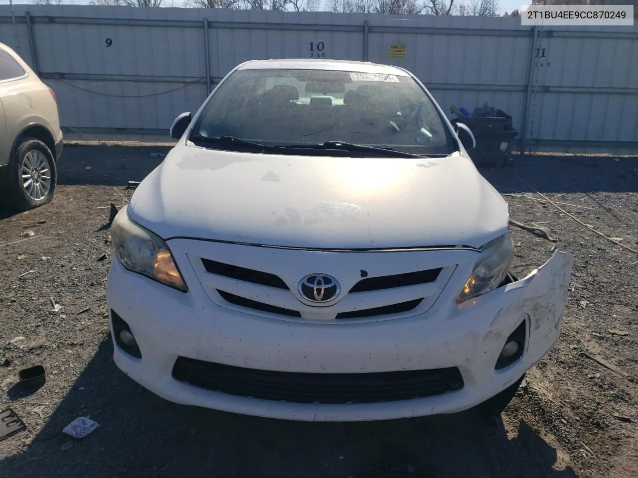 2012 Toyota Corolla Base VIN: 2T1BU4EE9CC870249 Lot: 79231894