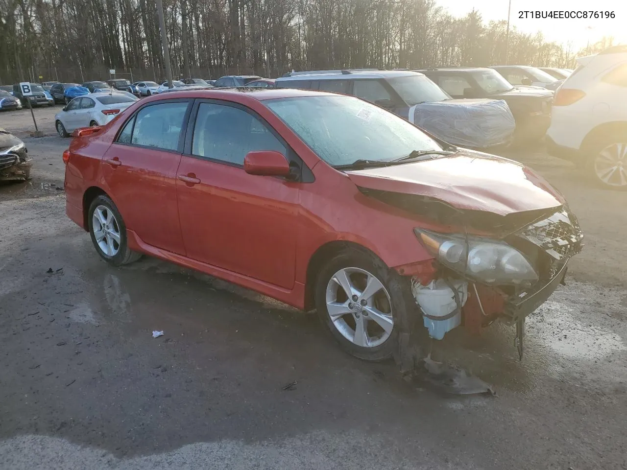 2012 Toyota Corolla Base VIN: 2T1BU4EE0CC876196 Lot: 79254114