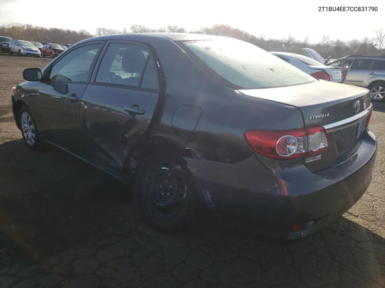 2012 Toyota Corolla Base VIN: 2T1BU4EE7CC831790 Lot: 79409794