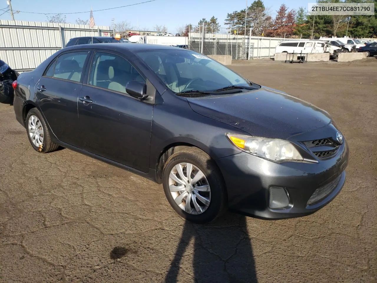 2012 Toyota Corolla Base VIN: 2T1BU4EE7CC831790 Lot: 79409794