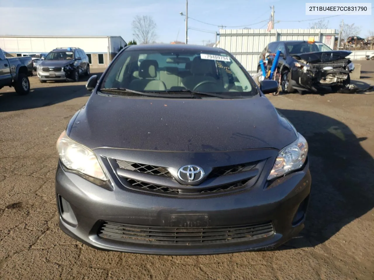 2012 Toyota Corolla Base VIN: 2T1BU4EE7CC831790 Lot: 79409794