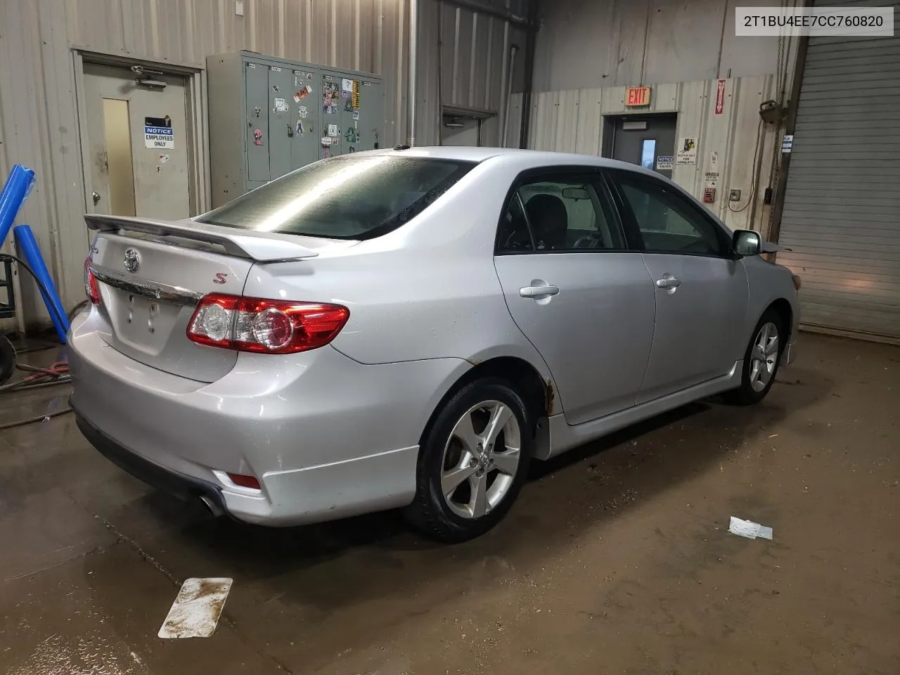 2012 Toyota Corolla Base VIN: 2T1BU4EE7CC760820 Lot: 79499504