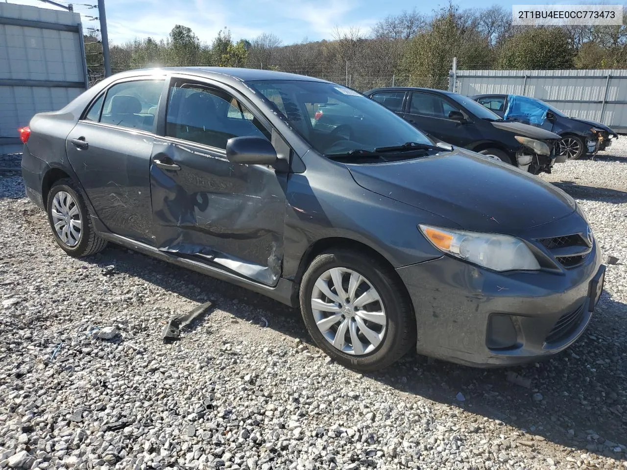 2012 Toyota Corolla Base VIN: 2T1BU4EE0CC773473 Lot: 79891894