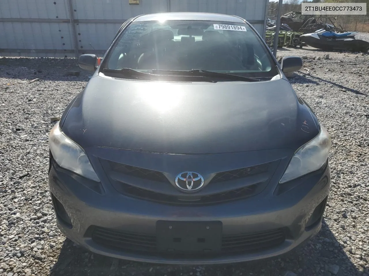 2012 Toyota Corolla Base VIN: 2T1BU4EE0CC773473 Lot: 79891894