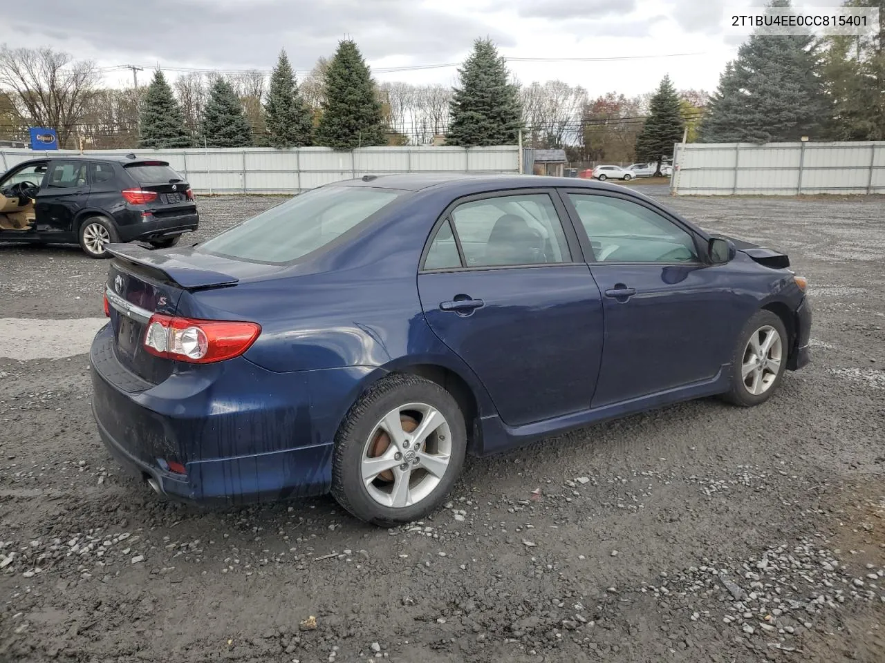 2012 Toyota Corolla Base VIN: 2T1BU4EE0CC815401 Lot: 80093114