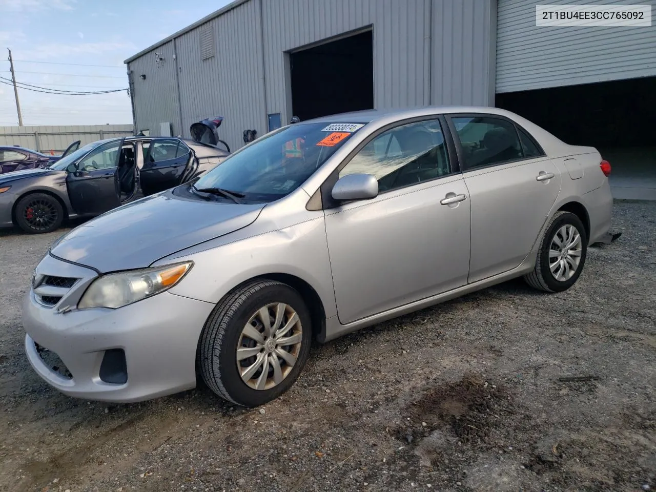 2012 Toyota Corolla Base VIN: 2T1BU4EE3CC765092 Lot: 80333074