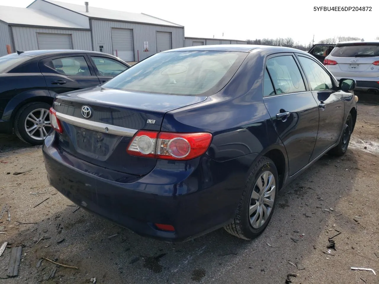 2013 Toyota Corolla Base VIN: 5YFBU4EE6DP204872 Lot: 37269292