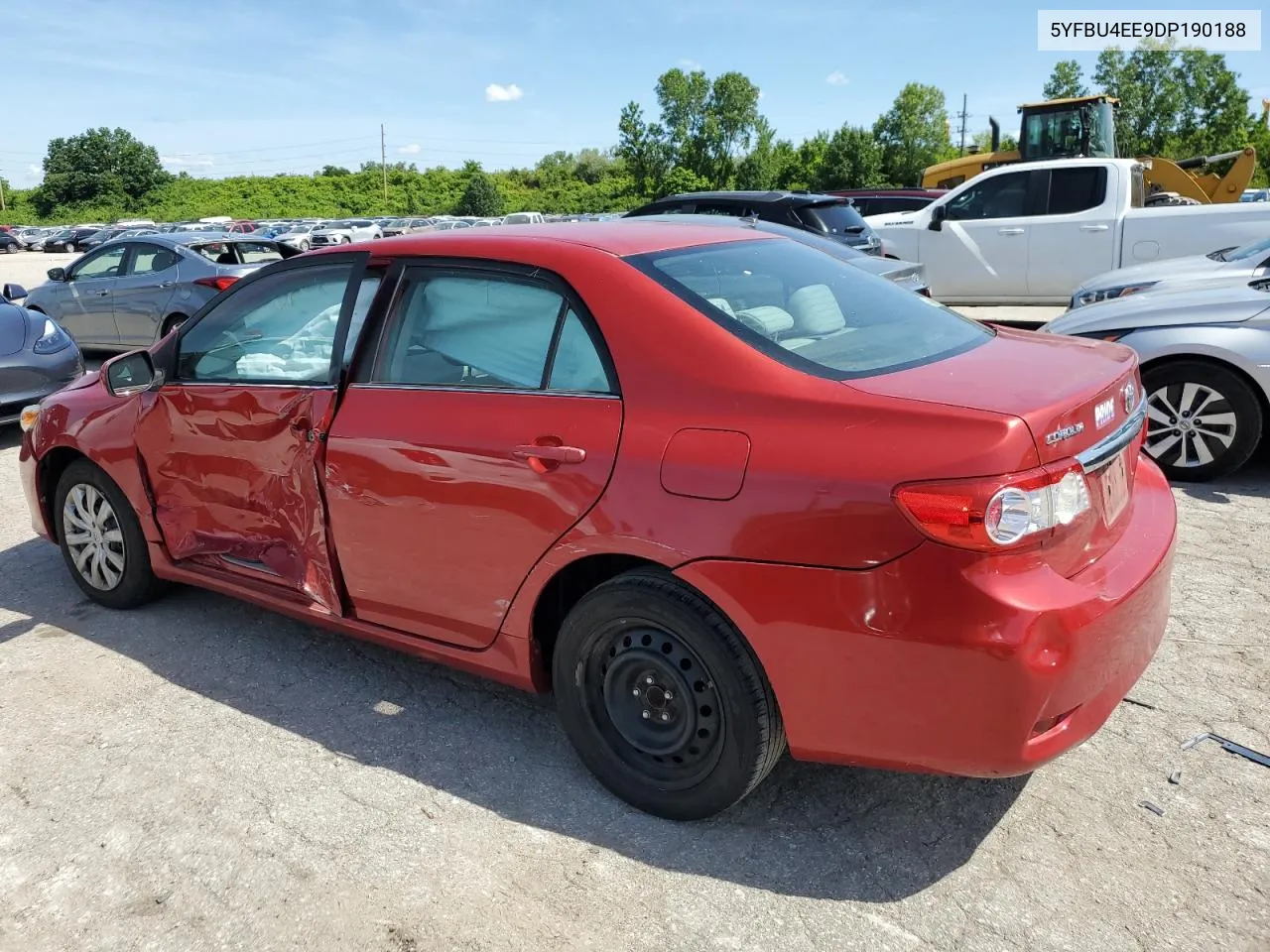 2013 Toyota Corolla Base VIN: 5YFBU4EE9DP190188 Lot: 57113684