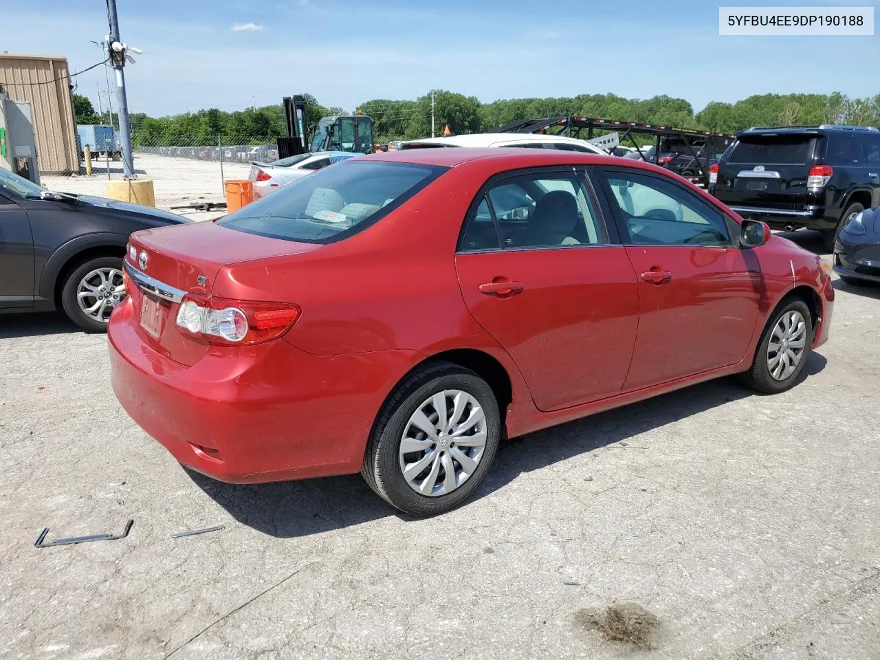 2013 Toyota Corolla Base VIN: 5YFBU4EE9DP190188 Lot: 57113684