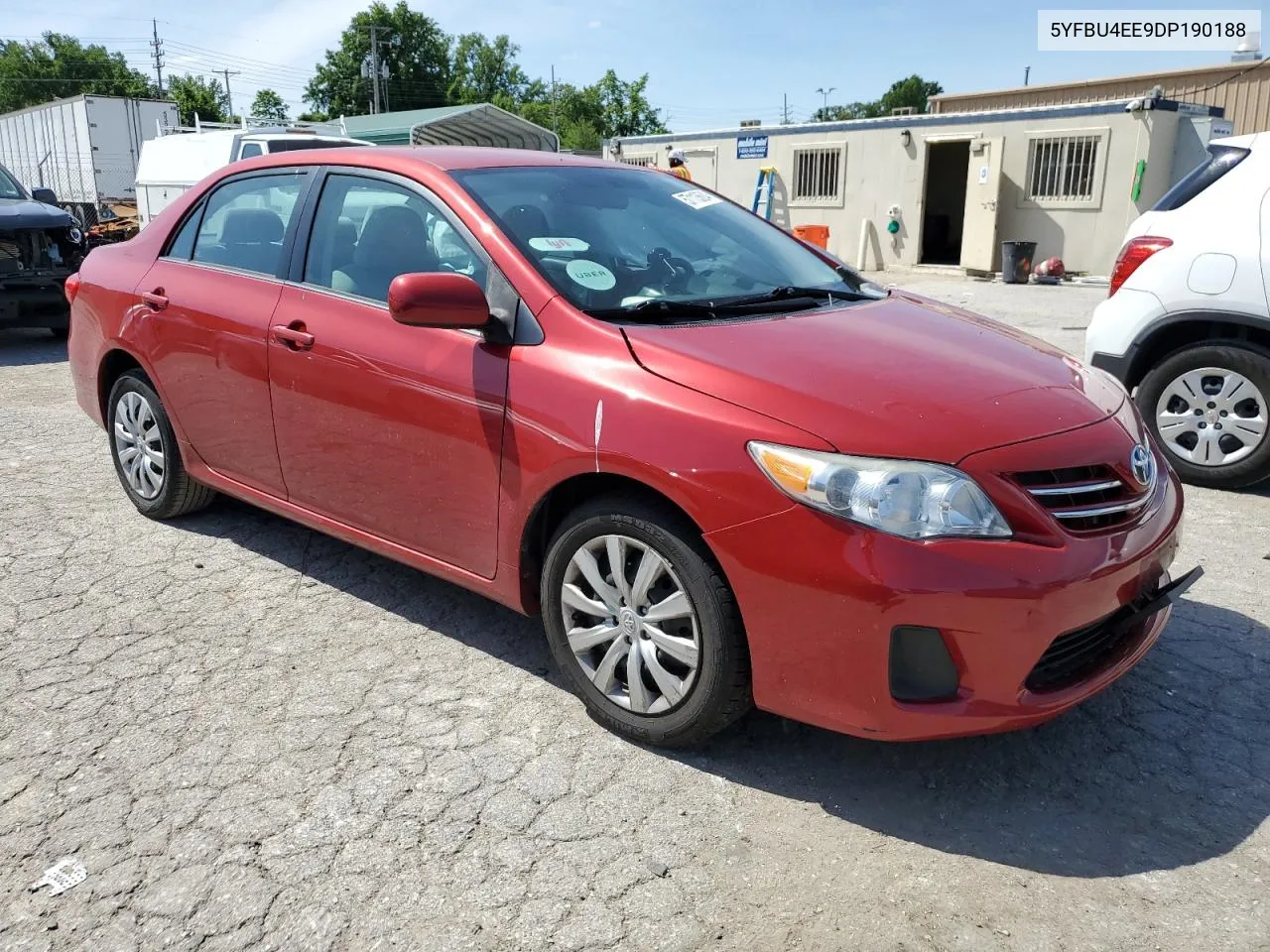 2013 Toyota Corolla Base VIN: 5YFBU4EE9DP190188 Lot: 57113684